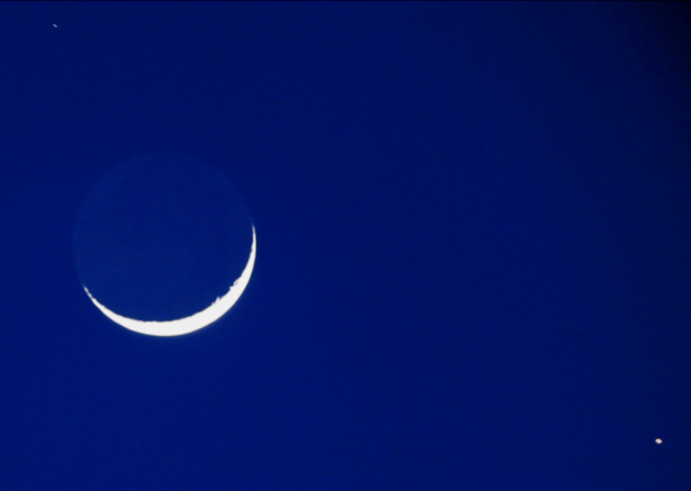 Internationale Raumstation und Space Shuttle Discovery am 07. M�rz 2011